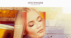 Desktop Screenshot of goetz-ponater.de
