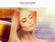 Tablet Screenshot of goetz-ponater.de